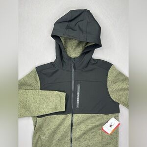 SPYDER FULL ZIP HOODED SWEATER JACKET